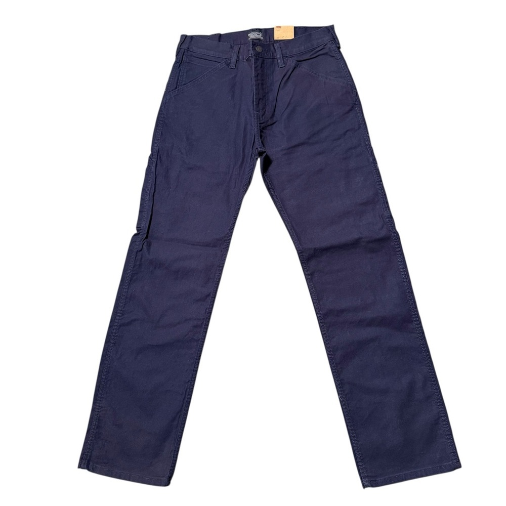 NWT Levi's 502 Dark Blue Duck Cloth Chino Pants - Picture 3 of 6